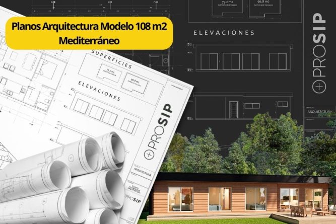 Planos de Arquitectura Modelo 108 m2